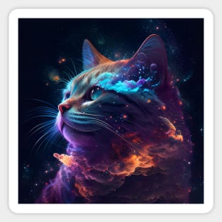 Cat Galaxy Sticker